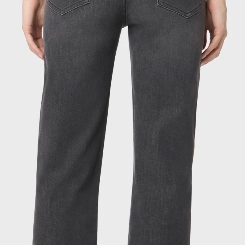 Hudson Noa Stellar high rise straight Black Cropped Jeans
